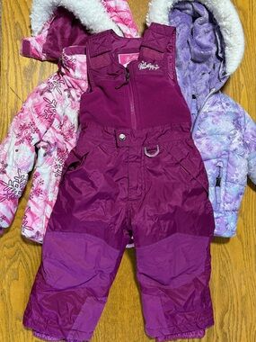 Youth Snow Pant Overalls and 2 Jackets